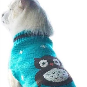 Size Medium Dog/Cat The Owl Sweater